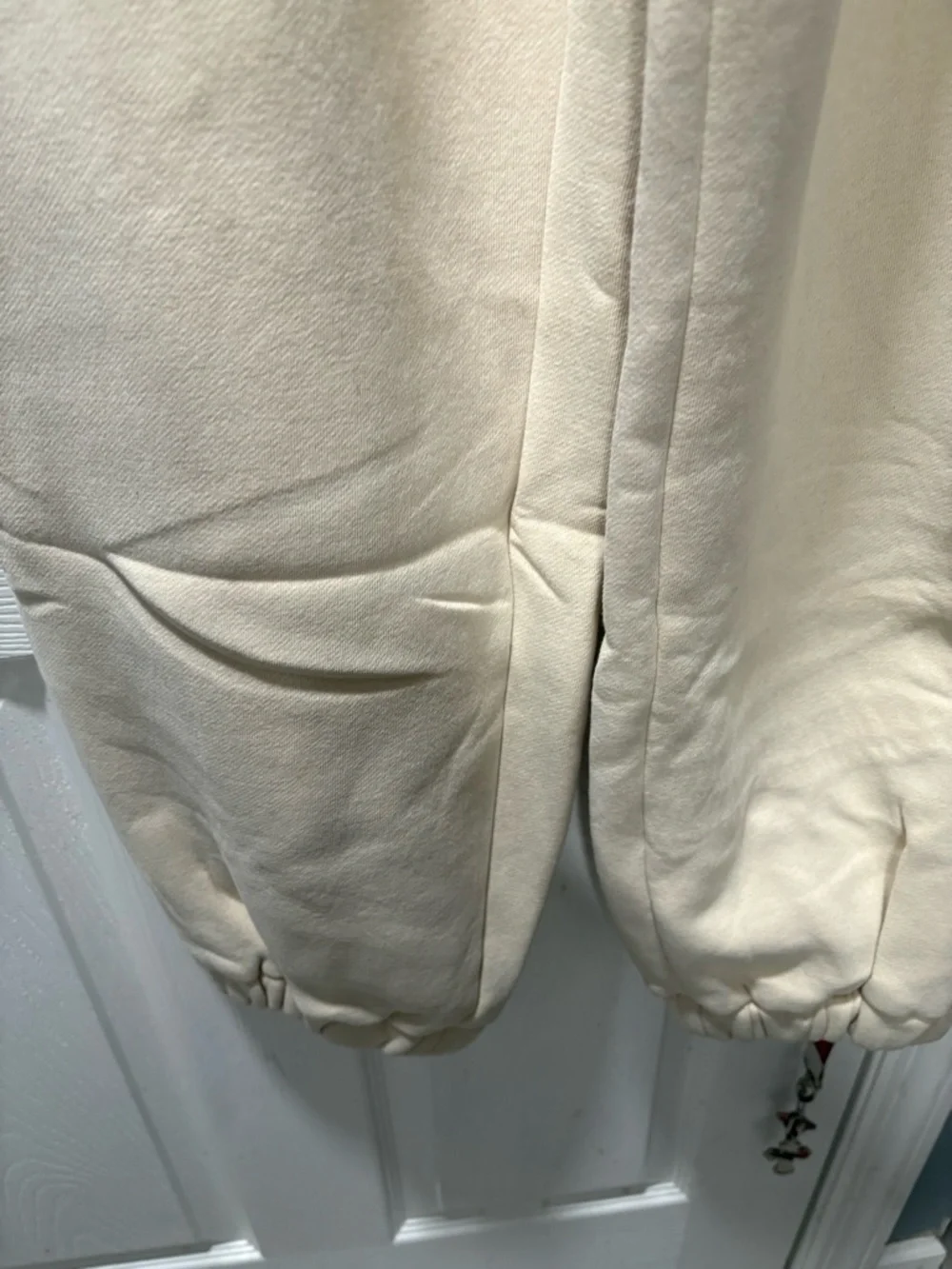 Unbranded Women's Cream Jogger Track Pants Brand New XL- PO-1/10 - Picture 2 of 8